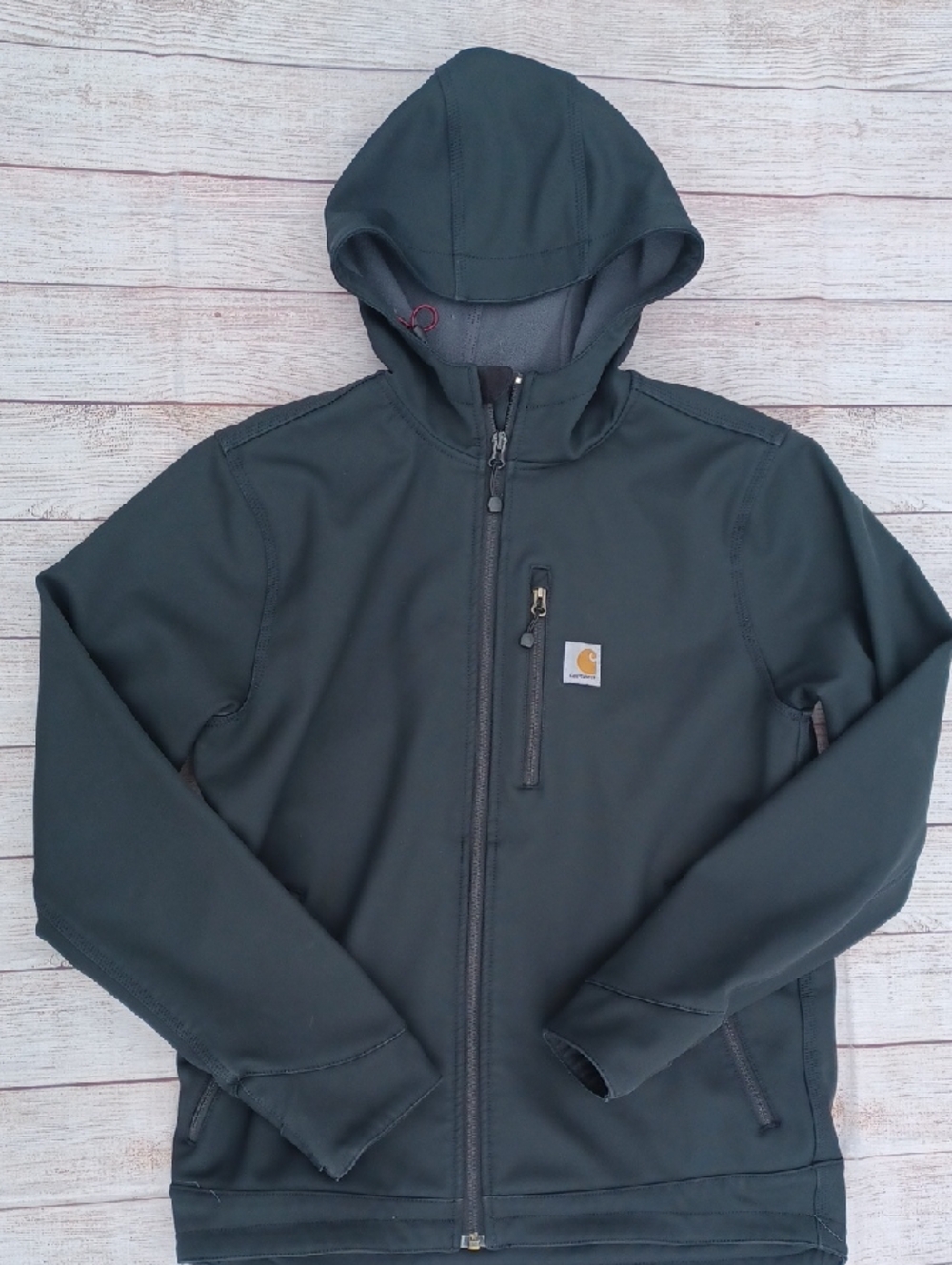 Carhartt Crowley Rain Defender Jack. Mens M Black. Style 102200